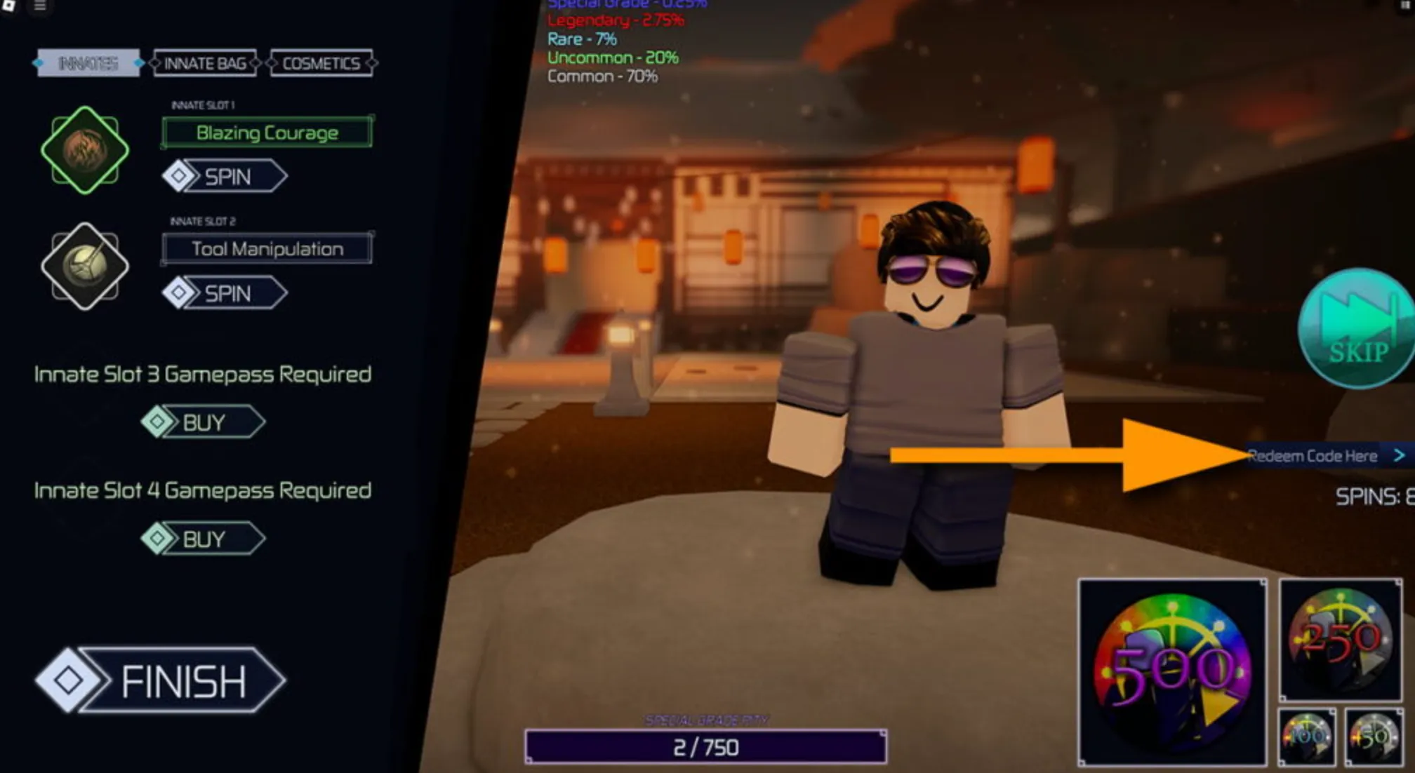 How to Redeem Jujutsu Infinite Codes